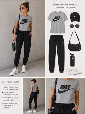 Women’s Nike T shirt NWOT MEDIUM Grey